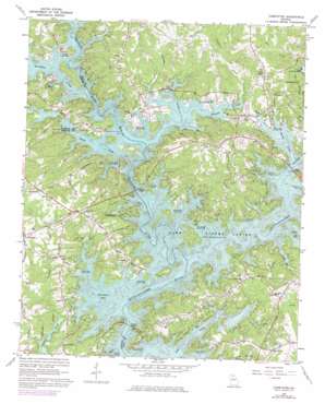 Chestatee USGS topographic map 34083c8