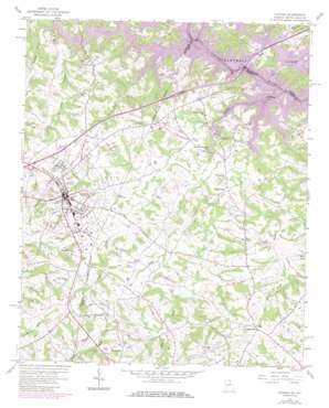 Lavonia USGS topographic map 34083d1