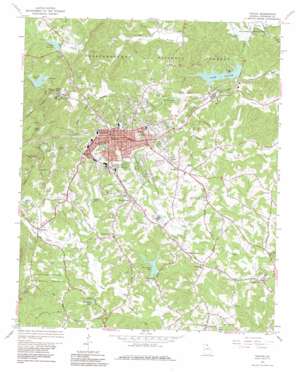 Toccoa USGS topographic map 34083e3