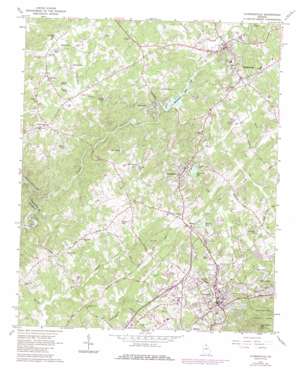 Clarkesville USGS topographic map 34083e5