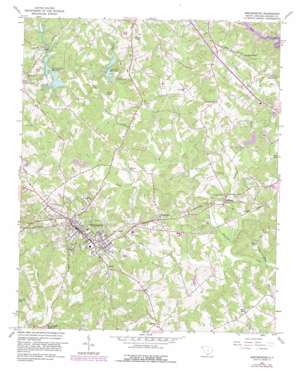 Westminster topo map