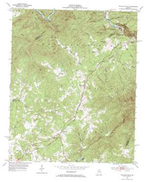 Tallulah Falls USGS topographic map 34083f4