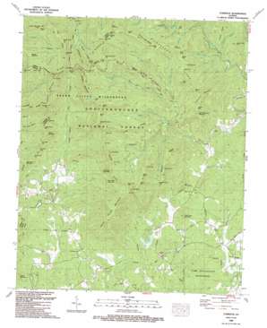 Cowrock USGS topographic map 34083f7