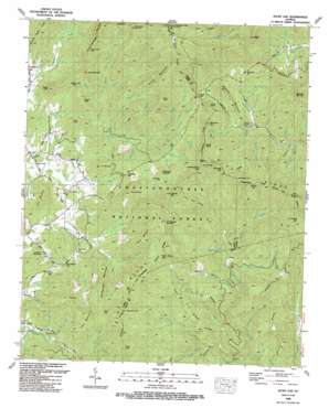 Jacks Gap USGS topographic map 34083g7