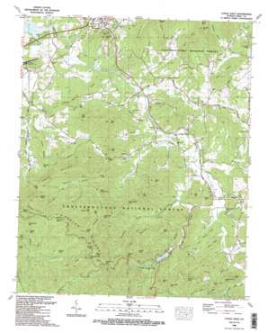 Coosa Bald USGS topographic map 34083g8