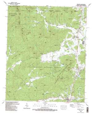 Dillard USGS topographic map 34083h4