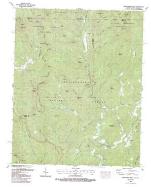 Hightower Bald USGS topographic map 34083h5