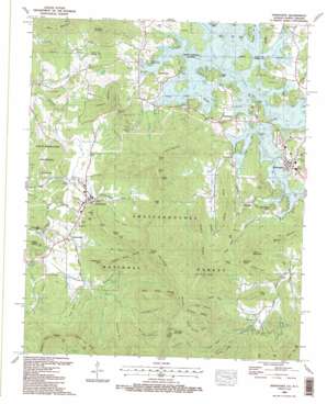 Hiawassee USGS topographic map 34083h7