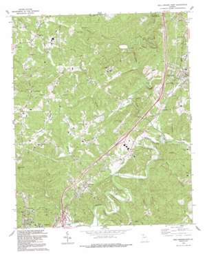 Ball Ground West topo map