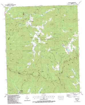 Suches USGS topographic map 34084f1