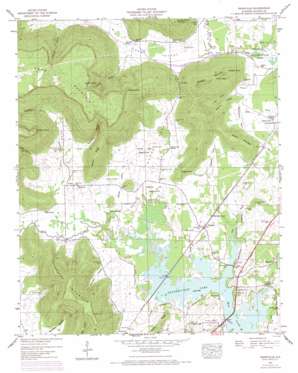 Wannville topo map