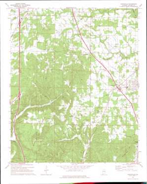 Hanceville USGS topographic map 34086a7