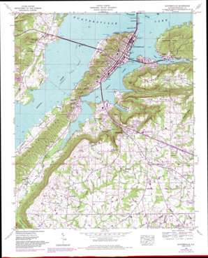Guntersville USGS topographic map 34086c3