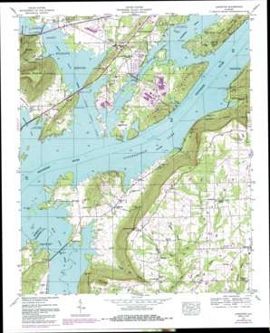 Huntsville USGS topographic map 34086e1