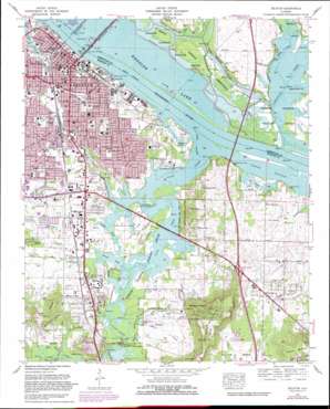 Decatur USGS topographic map 34086e8