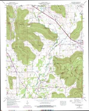 Moontown USGS topographic map 34086f4
