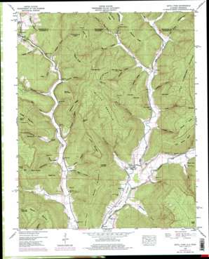 Estill Fork USGS topographic map 34086h2