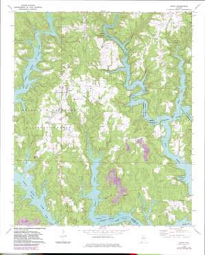 Arley USGS topographic map 34087a2