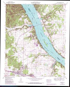Cherokee USGS topographic map 34087g8
