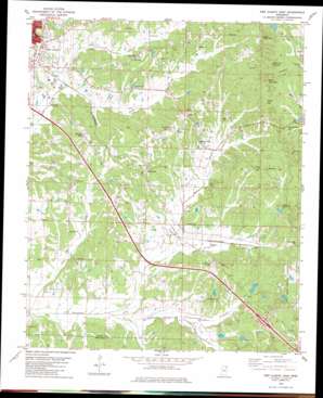 New Albany East topo map
