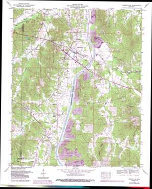 Burnsville USGS topographic map 34088g3
