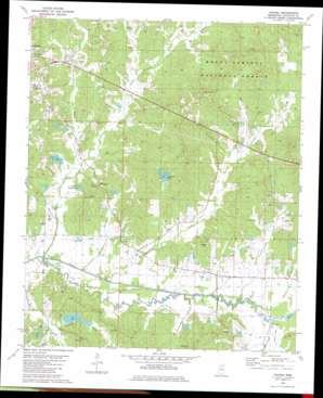 Yocona USGS topographic map 34089c4