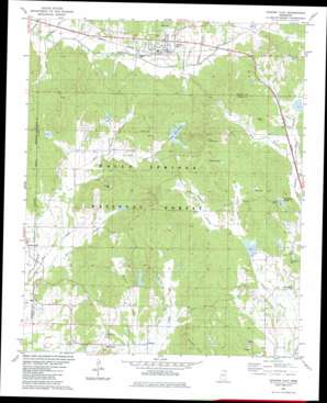 Hickory Flat topo map