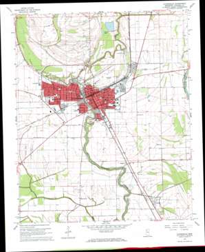 Clarksdale USGS topographic map 34090b5