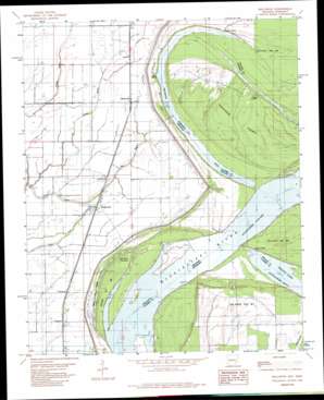 Mellwood USGS topographic map 34090b8