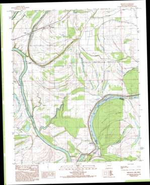 Brickeys USGS topographic map 34090g5