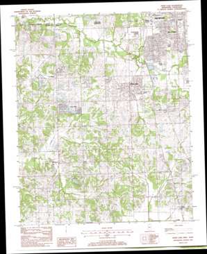 Horn Lake USGS topographic map 34090h1