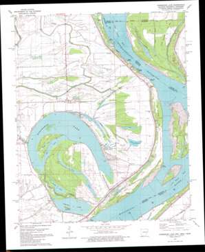 Horseshoe Lake USGS topographic map 34090h3