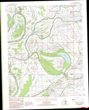 Mud Lake USGS topographic map 34090h5