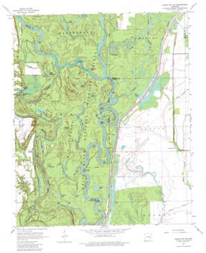 Indian Bay SE USGS topographic map 34091c1