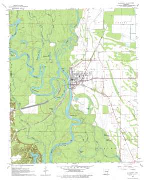 Clarendon USGS topographic map 34091f3