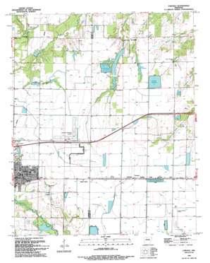 Carlisle USGS topographic map 34091g6