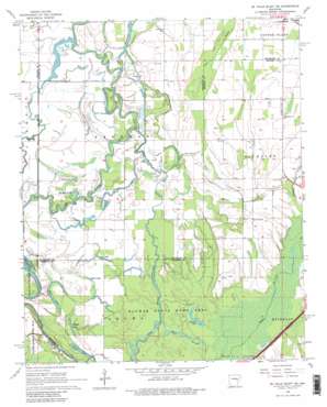 De Valls Bluff NE USGS topographic map 34091h3