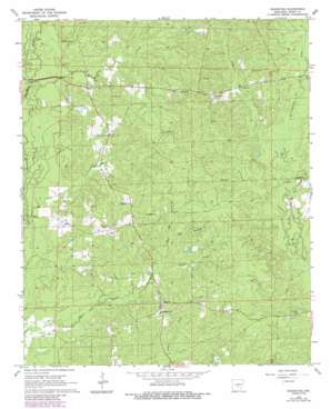 Grapevine USGS topographic map 34092b3