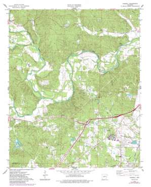 Haskell USGS topographic map 34092e6
