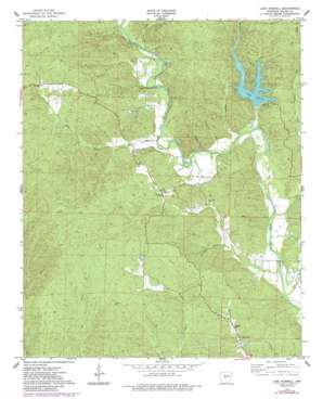 Lake Norrell USGS topographic map 34092f6