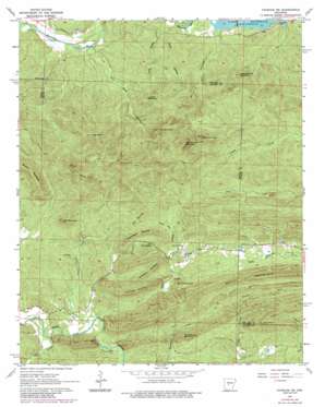 Fourche SW USGS topographic map 34092g6
