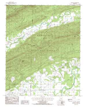 Gravelly topo map