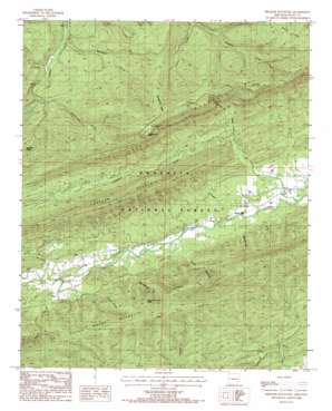 Freedom Mountain USGS topographic map 34093h7
