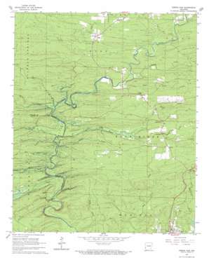 Dierks Dam USGS topographic map 34094b1