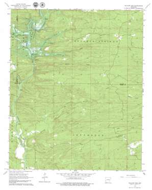 Gillham Dam USGS topographic map 34094b2