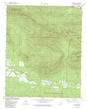 Big Cedar topo map
