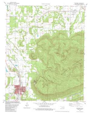Heavener USGS topographic map 34094h5