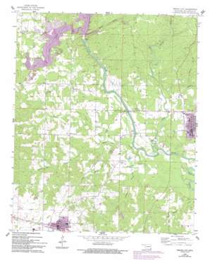 Antlers USGS topographic map 34095a1