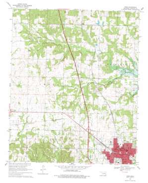 Hugo USGS topographic map 34095a5