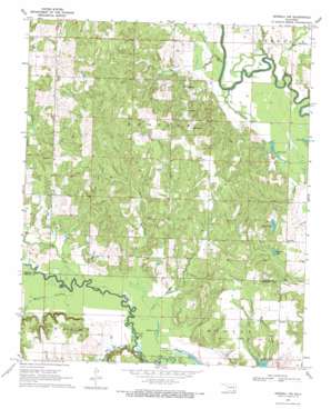 Boswell Nw topo map